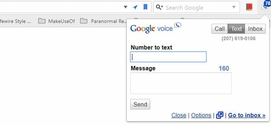 google voice chrome kiterjesztés