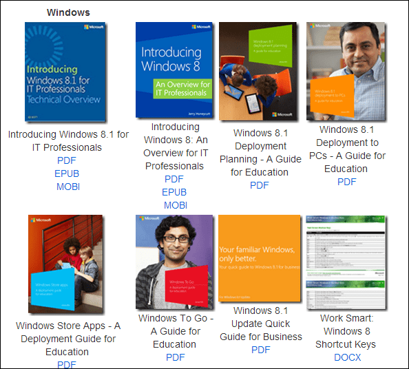 Töltse le ingyenes Microsoft könyveket a Microsoft szoftveréről és szolgáltatásairól