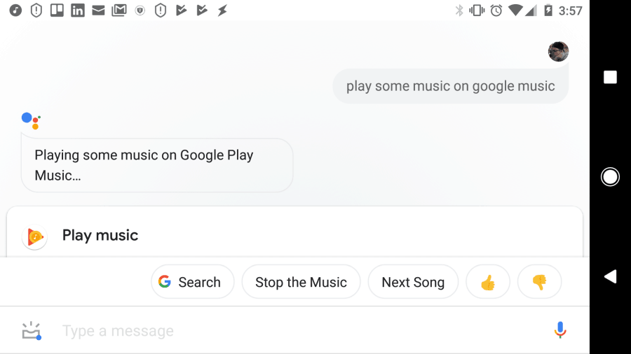 hé google véletlenszerűen játszik zenét
