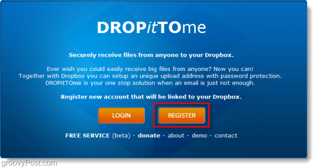 hozzon létre egy dropittome dropbox feltöltési fiókot