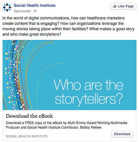 szociális egészségügyi intézet facebook hirdetése