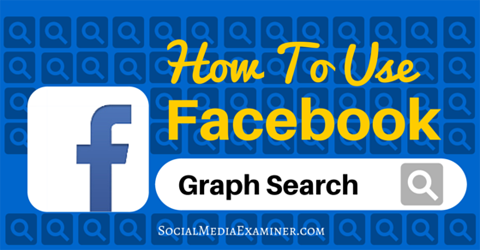 használja a facebook grafikon keresést