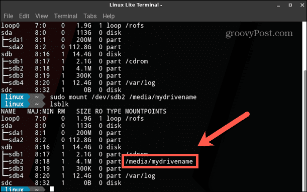 linux csatolási pont