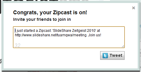 zipcast közösségi közvetítés