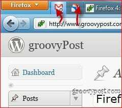 Firefox 4 rögzített alkalmazáslapok