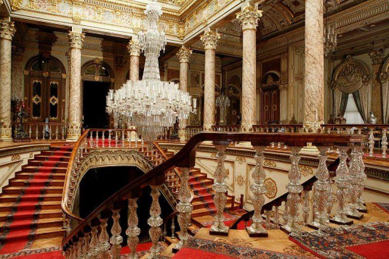 Jelenetek a Dolmabahce palotából