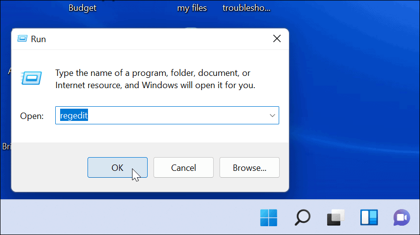 Regeditálja a Windows 11-et