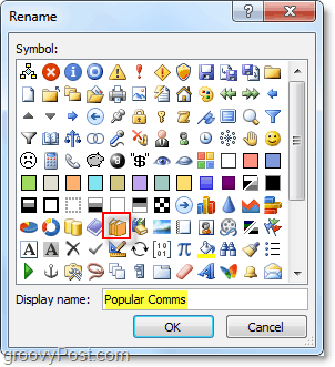 változtassa meg a szalagneveket és az ikonok szalagot az Office 2010-ben