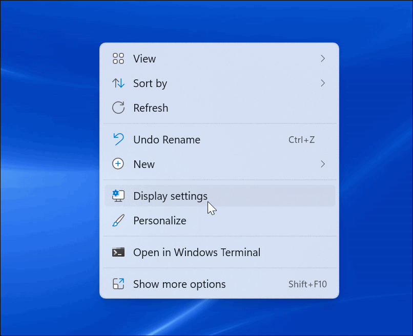 Windows 11 megjelenítési beállítások