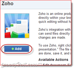 Zoho Iroda és Box.net