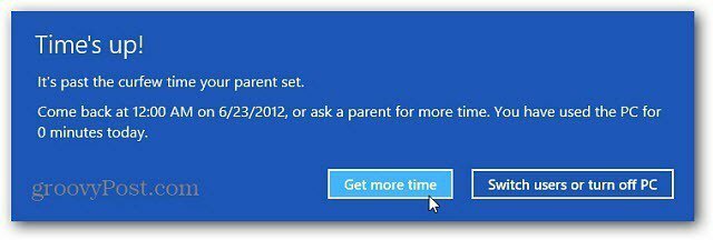 A Szülői felügyelet beállítása a Windows 8 rendszerhez