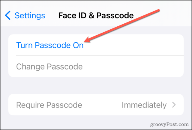 iOS 17 Kapcsolja be a jelszót