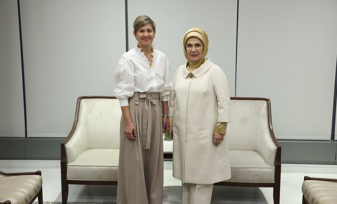 Erdoğan First Lady találkozott Kolumbia elnökének feleségével!