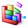 Windows lemez-töredezettségmentesítő ikon