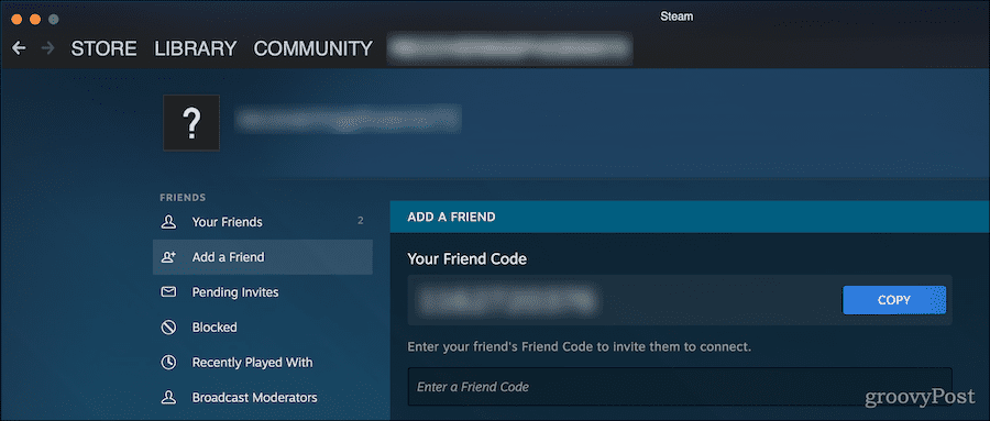 Hogyan találhatok baráti kódot a steamen