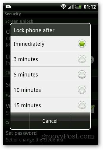 Hogyan állítsuk be a biztonsági zárat Android telefonjára