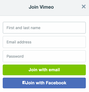Engedélyezze a webhely látogatóinak, hogy regisztrálják magukat a Facebook bejelentkezéssel.