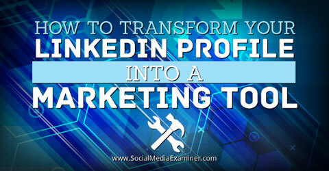 linkedin profil marketing eszköz