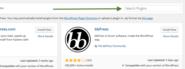 wordpress plugin keresés