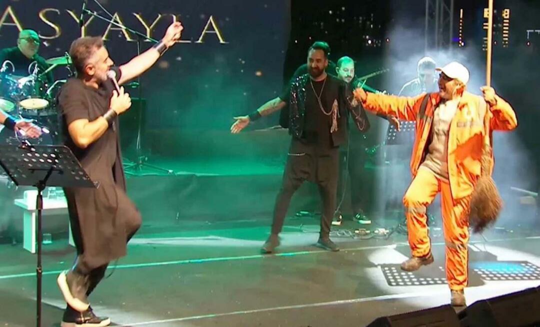 Turgay Başyayla és a takarítótiszt tánca elterjedt! Felugrás a színpadra és...