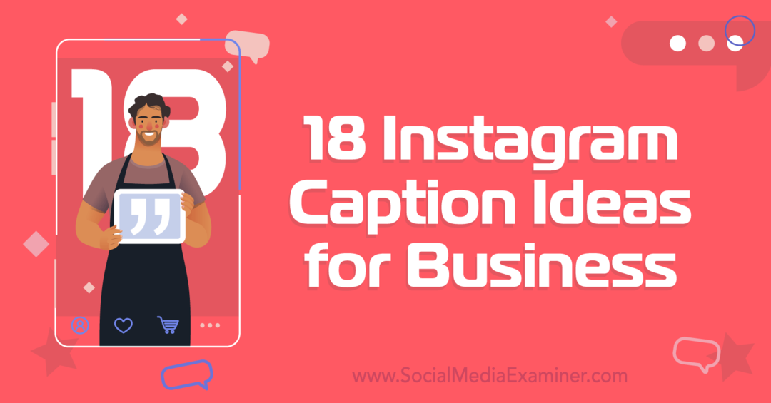 18 Instagram-feliratötlet az üzleti-közösségi médiavizsgáló számára