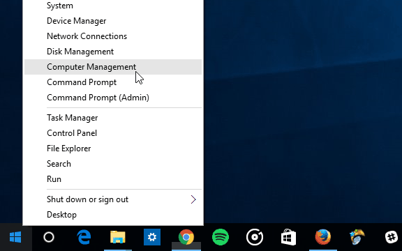 2 gyors hozzáférés a Windows 10 Computer Management programhoz