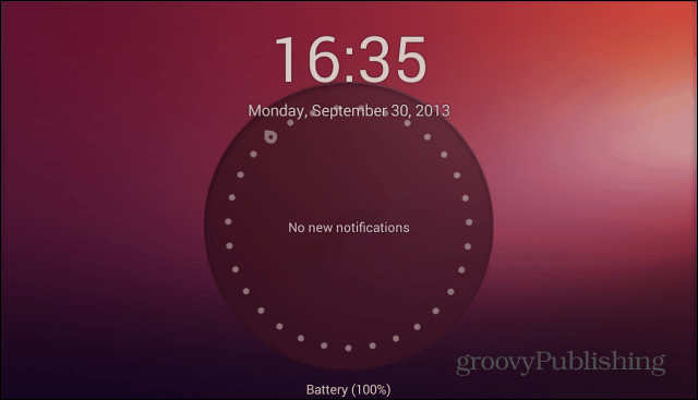 Ubuntu Lockscreen indító