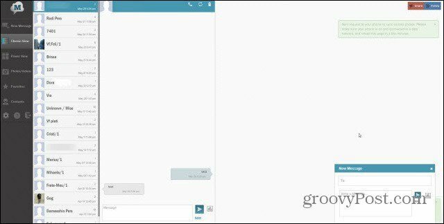 Szinkronizálás és szöveges üzenetek küldése a Gmail segítségével