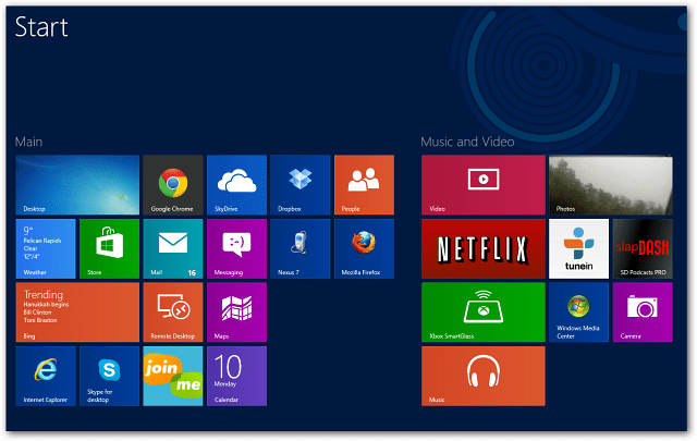 Négy Windows 8 alkalmazássor