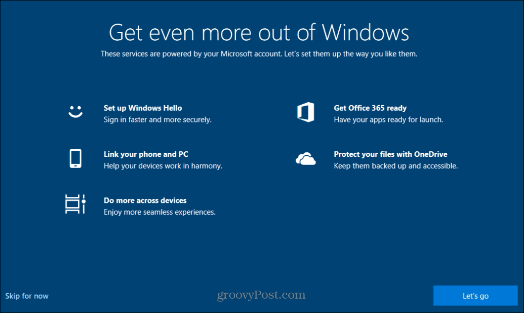 Tiltsa le a „Még több hasznot a Windowsból” Splash képernyőt Windows 10 rendszeren