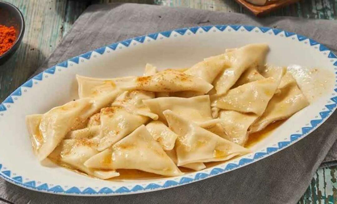 Hogyan készítsünk piruhi raviolit kockákkal? Piruhi ravioli recept! 