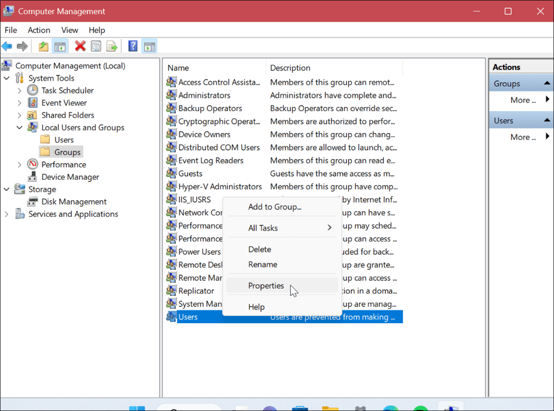 Határozza meg a felhasználói fiók típusát a Windows 11 rendszeren