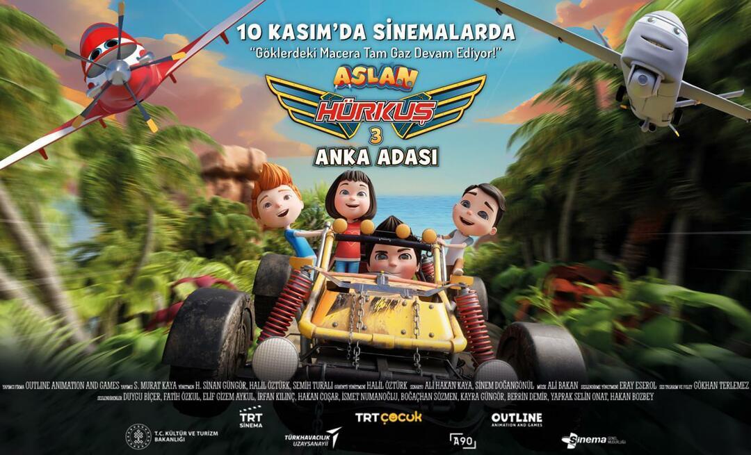 Jó hír az animáció szerelmeseinek! Megjelent az 'Aslan Hürkuş 3: Anka Island'