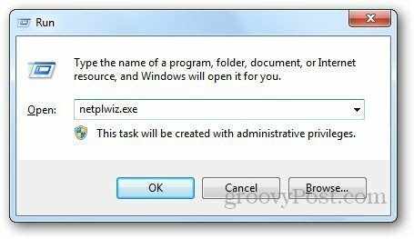 Bejelentkezés a Windows 7 automatikusan 4