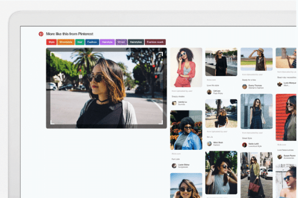 A Pinterest beépítette vizuális keresési technológiáját a Pinterest böngészőbővítményébe.