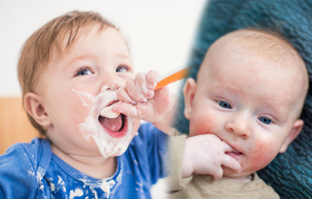 csecsemők élelmezési allergia tünetei