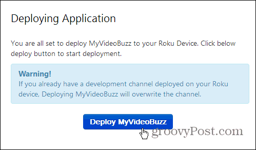 Telepítse a MyVideoBuzz alkalmazást