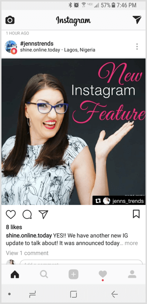 Az Instagram követi a márkás hashtaget