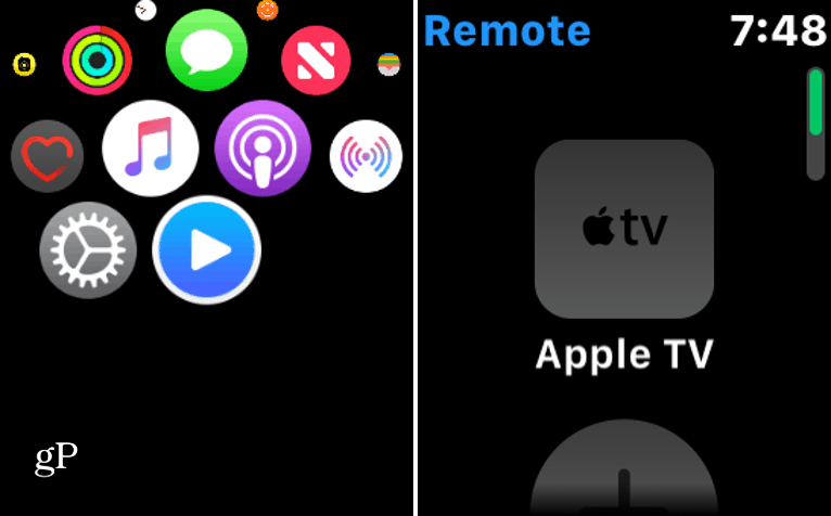 Csatlakoztassa az Apple Watch készüléket az Apple TV-hez