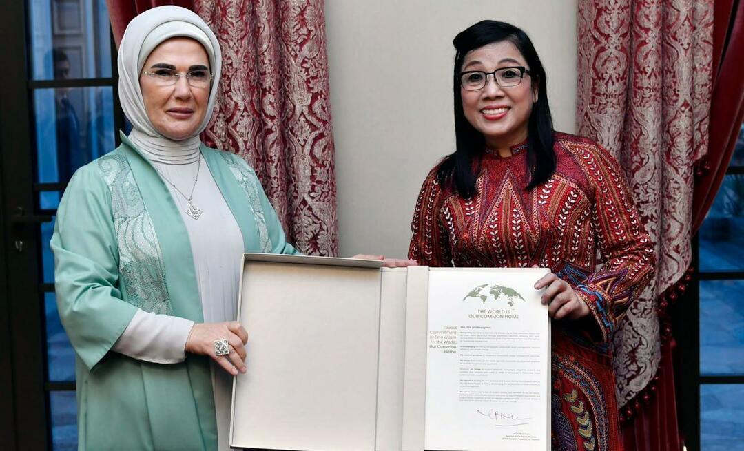 Erdoğan First Lady találkozott Vietnam miniszterelnökének feleségével!