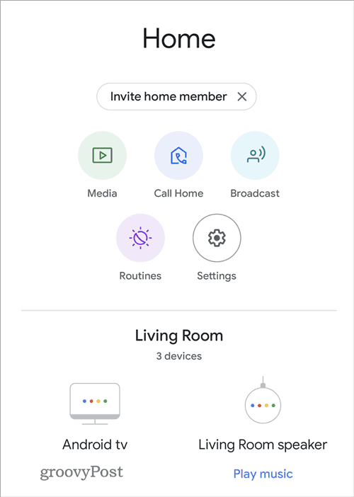 A Google Home hangszínszabályzója
