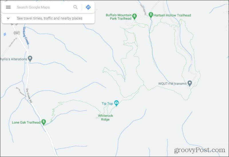 nyomvonalak a Google Maps-ben
