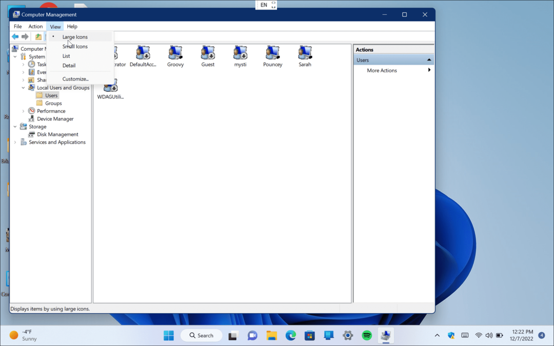 Az összes felhasználói fiók megtekintése Windows 11 rendszeren