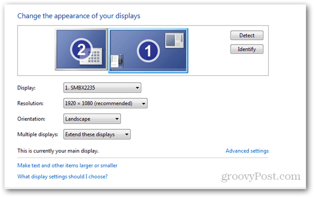 képernyőfelbontás Windows 7 Windows 8 jellemzői a felbontás helye