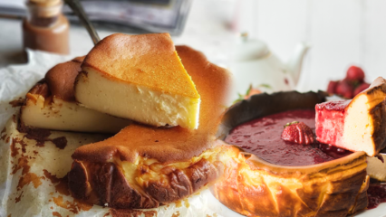 Hogyan lehet elkészíteni a legkönnyebb San Sebastian sajttortát? San Sebastian sajttorta trükkök