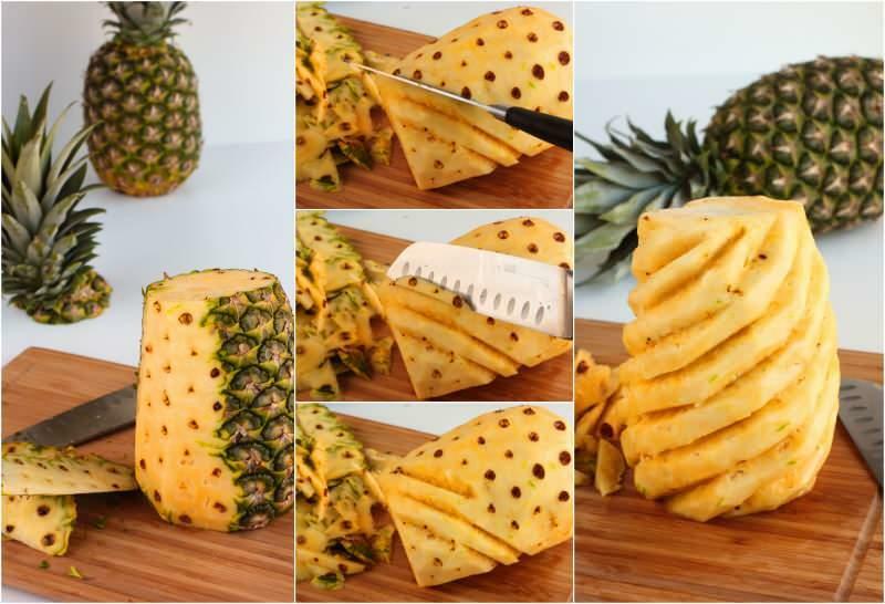 hogyan kell megpucolni az ananászt