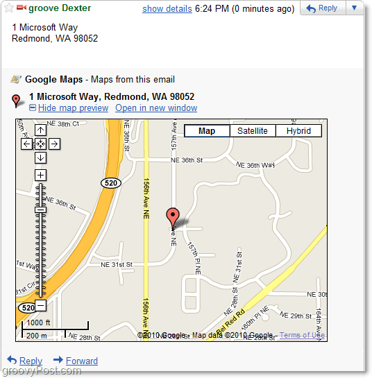 google maps gmail-ben 