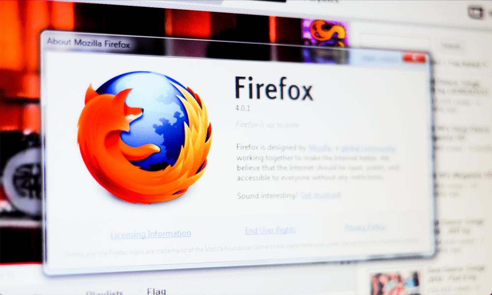 javítsa ki a lap most összeomlott hibáját a Firefoxban