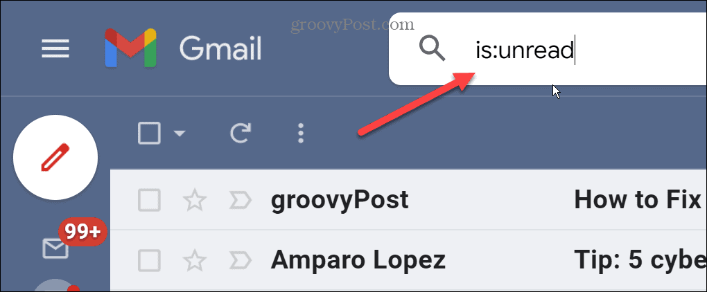 Keresse meg az olvasatlan e-maileket a Gmailben