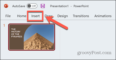 powerpoint betét